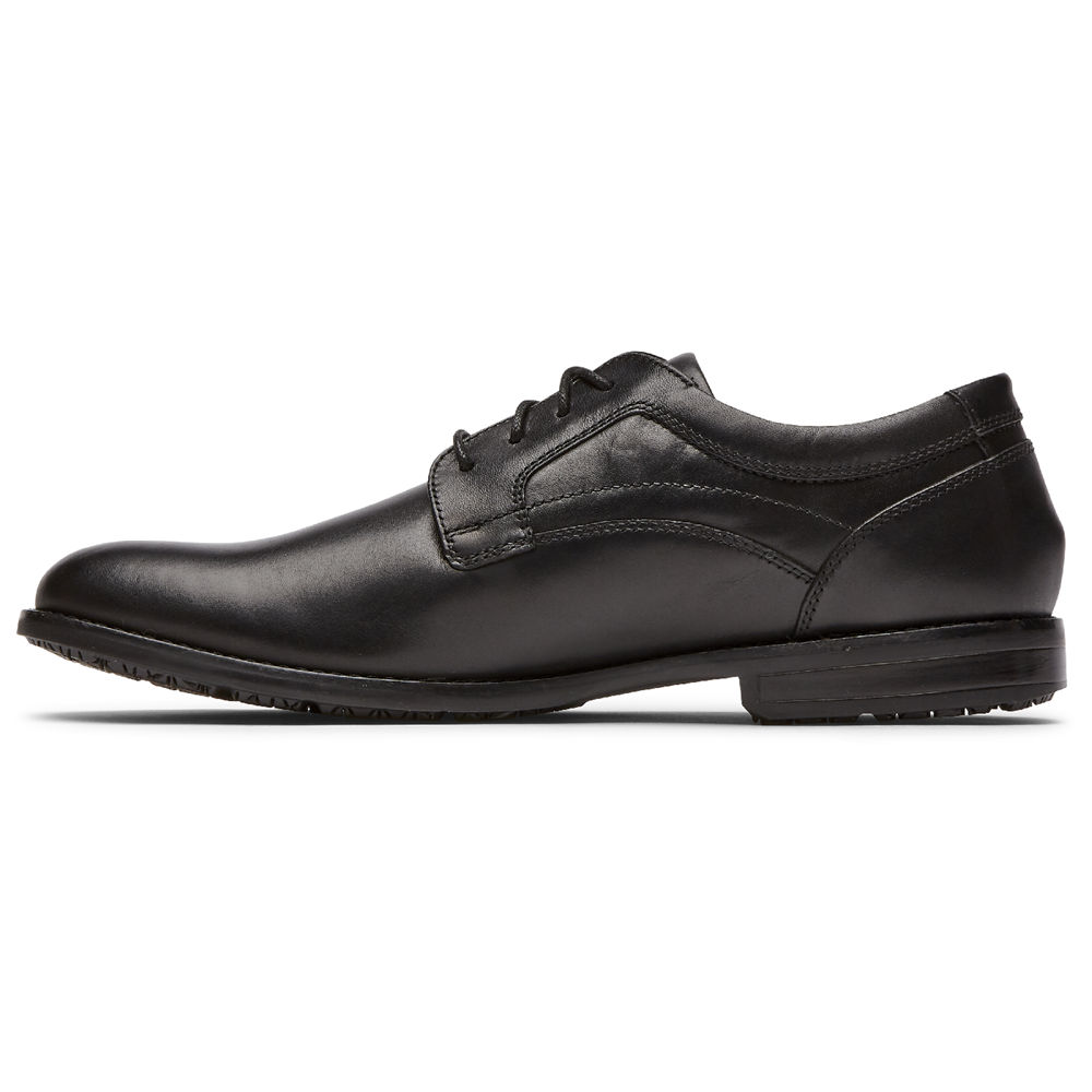 Rockport Singapore Mens Oxfords - Mykel Plain Toe Black - DY8647329